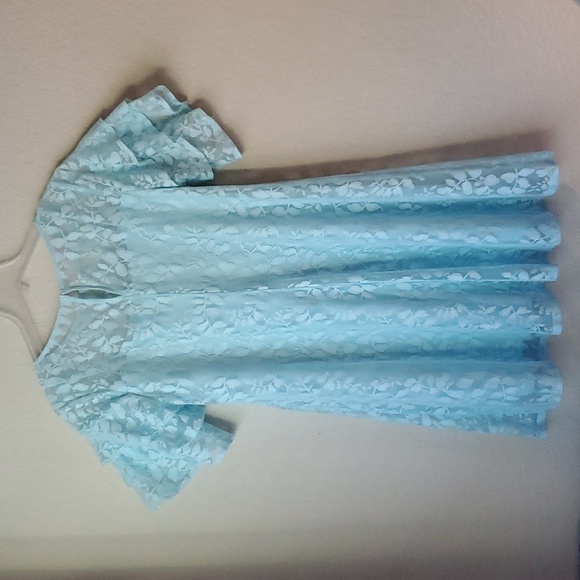 Lane Bryant sky blue pastel blue knee length dress size 14 - Picture 7 of 10